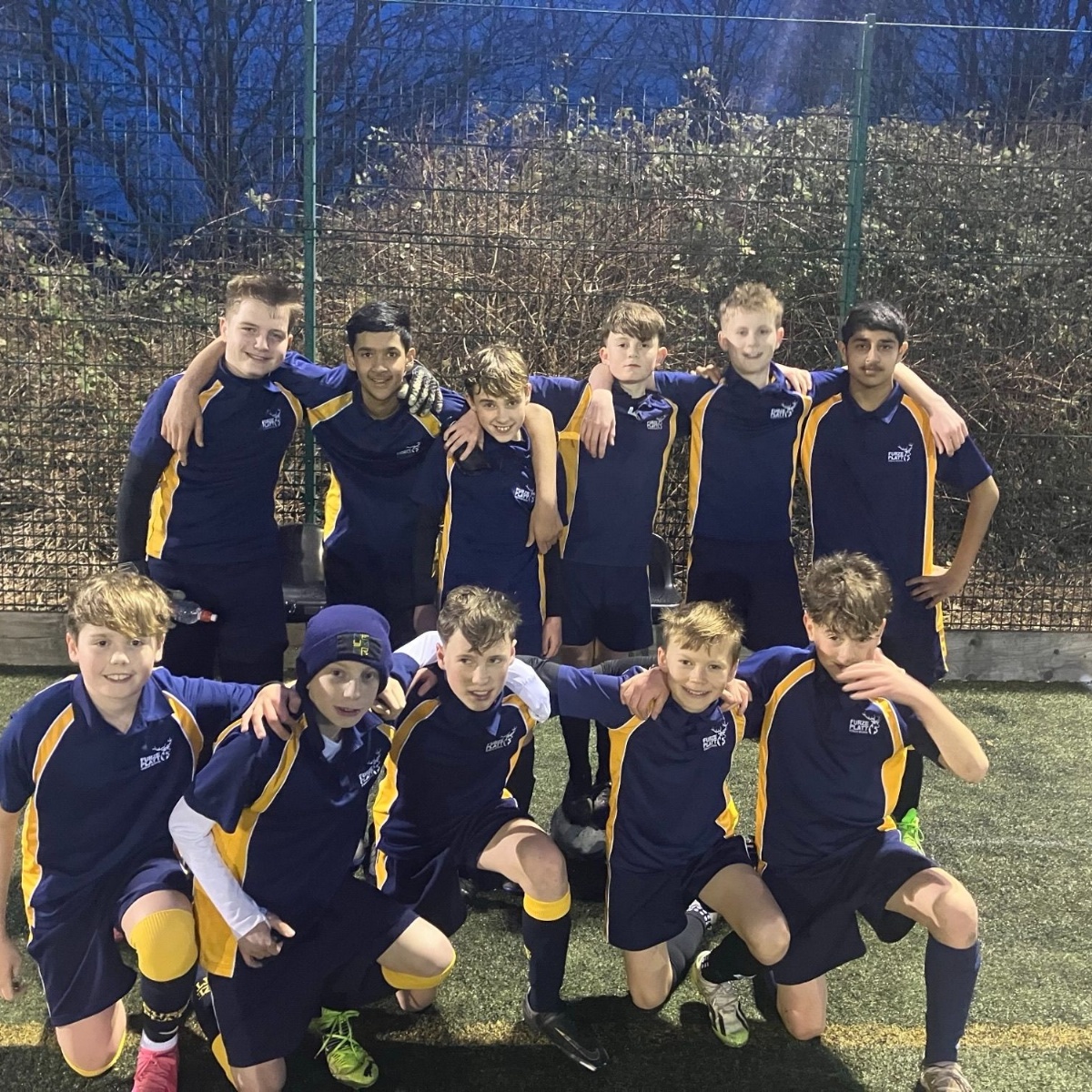 Furze Platt Senior School - Year 8 Boys' Football team beat Cox Green 2-0